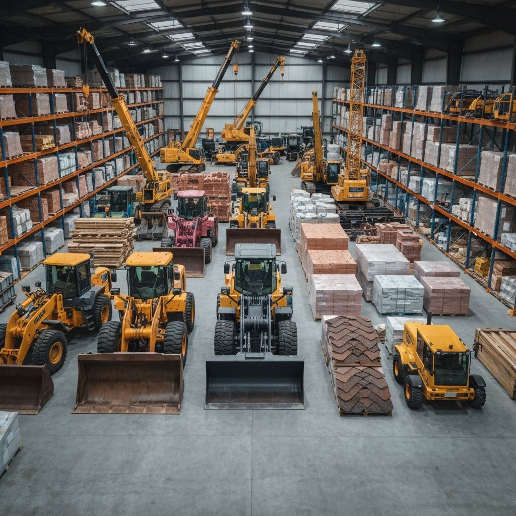 Baugeräte und Materiallieferung